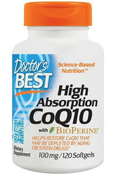 Doctor's Best - High Absorption CoQ10 with BioPerine - Nutri.se